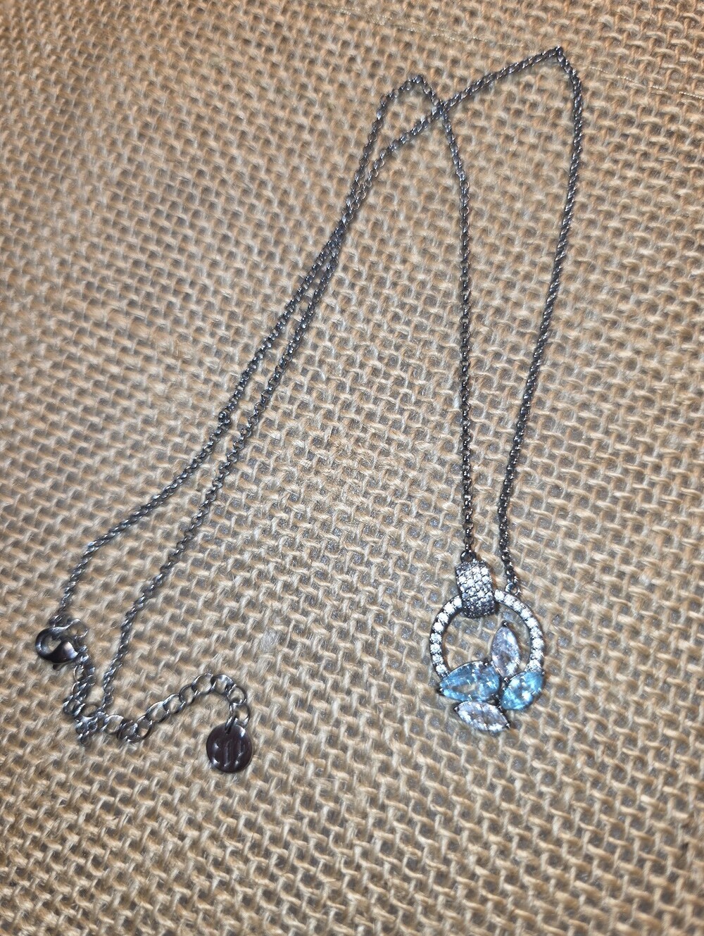 Bomb Party circle Pendant On Hematite
